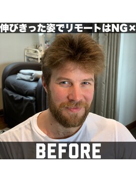 リバレッジ 広尾(Leverage) 海外七三分けフェードカット【広尾、恵比寿】担当:尾上