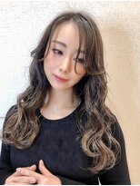 リュドール 名駅(Rue D'or)&nbsp;オフィスでも派手にならない！黒髪からのバレイヤージュ☆