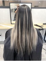 エル オオサカ 心斎橋店(L. OSAKA)&nbsp;エクステデザインカラー_グレージュカラーボブウルフ_S28