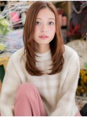 アシンメトリーくせ毛風小顔ショコラピンクc5戸頭20代30代40代