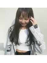 アッシュグレー／レイヤースタイル