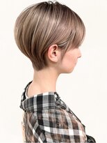 ネイロ バイ ジルブラン 葛西(NeiRo by JIL BLAN) ハイライト白髪ぼかしダブルカラーインナーカラーショートボブ