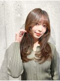 セミロングレイヤー/フェイスレイヤー