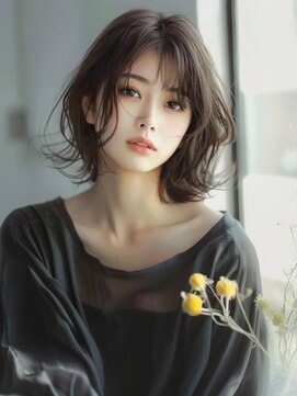 アルトリスト(Altruist Aging×HAIR&SPA) ☆オリーブグレーココアベージュ小顔クラゲヘアー/黒髪/髪質改善