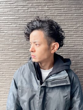 浪漫館 アールズコート(R's Court) かきあげスパイラルパーマ  @木原  8.31