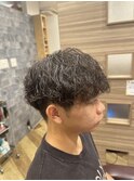 メンズパーマ波巻きスパイラルツイスパ爽やか20代30代