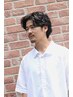 【ニュアンスパーマ】メンズカット＋ニュアンスor毛流れパーマ　￥8,800