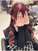ひつじヘア【クランソア】ヘアメ/ヘアセット/心斎橋