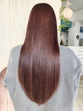 ルヴェール 北方店(LeVert) 透明感ラベンダーブラウン/髪質改善oggiottoトリートメント