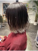 20代30代40代ナチュラルハイライト立体感アッシュベージュ