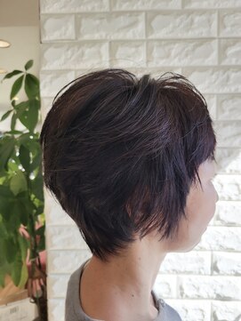 松本平太郎美容室 国立店 30代40代50代60代×ショートレイヤー×イノアカラー