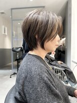 ロンド エメ 柏(Lond aimer)&nbsp;グランマッシュ/細めハイライト/ショート/白髪/髪質改善/柏柏