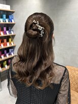 シャルムバイケンジ(Charm.by KENJE)&nbsp;【ハーフアップ】ゆるっと上品なカチモリスタイル◎