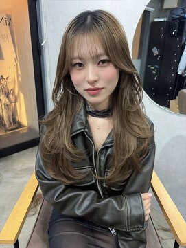 エイム(AiM) レイヤーカット/ハイレイヤー/ブルーブラック/透明感カラー