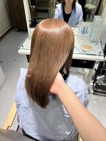 ネオリーブウリ 二子玉川店(Neolive uri)&nbsp;ミディアムヘア暗めカラーデザインカラーフェイスフレーミング