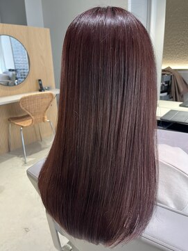 ヨキ(yoki.) ワインレッド×ロング