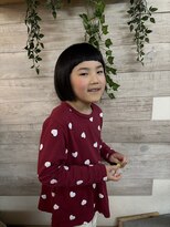 ロカット サロン(Roquat Salon)&nbsp;キッズボブカット/前髪も可愛い/立川/早朝/キッズカット