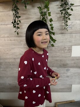 ロカット サロン(Roquat Salon) キッズボブカット/前髪も可愛い/立川/早朝/キッズカット