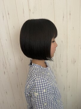 ラニ ヘアーアイラッシュ(lani hair eyelash) キッズカット×前下がりボブ