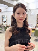 オブヘアー オモテサンドウ(Of HAIR OMOTESANDo)&nbsp;ハーフアップ／お呼ばれヘア／ハーフツイン