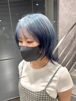 インク(ink) ペールブルー×ダークブルー