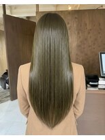 零秒女髪 千里丘店&nbsp;髪質改善で叶える艶やかな上品ロングヘア艶髪美髪髪質改善カラー