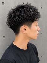 トゥルートラスト オムオム 甲府和戸(True Trust HOMME HOMME) メンズ ツーブロック スパイキーショート ツーブロック