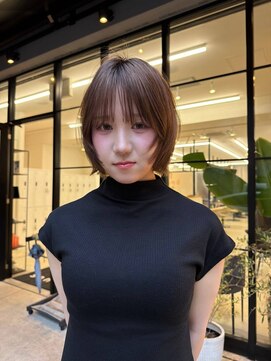 サンド 大阪梅田(sand) 丸みショートボブ