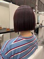 ヘアガーデン ティアラ(Hair Garden TIARA)&nbsp;切りっぱなし大人ボブ美シルエットこなれヘア20代30代40代