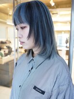 ダブ アオヤマ(DaB AOYAMA)&nbsp;ブルーシルバー　ローライトカラー　デザインカラー