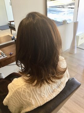 ラフヘアー(Luff hair) 外ハネレイヤー