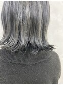 ダークグレーボブ