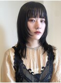 個性派ウルフストレート