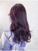 ラベンダーグレー_グレージュカラーボブウルフ_ba401021