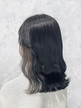 デミヘアー(Demi hair) グレージュカラー×イヤリングカラー