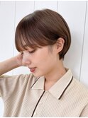 ショートナチュラル_大人ガーリーチョコレート_ba413221