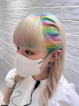 ステア ケース(stair case) れいんぼーカラー