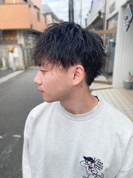 スウェル 船橋店(Swell) ハイライト/マッシュパーマ/ウルフ/アッシュブラック