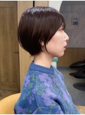 【小林翼】ショート/顔まわり/前髪/縮毛矯正/白髪ぼかし/柏