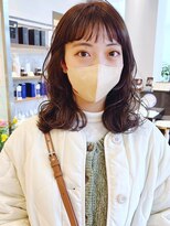 ケーツー あべのキューズモ-ル店(K-two) ミディアムパーマ*顔周りカット*前髪カット*レイヤーカット