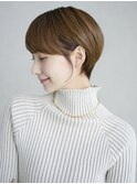 タイトショート_フルバングレッドブラウンハッシュカット_9593