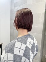 ソル 栄矢場町(SOL)&nbsp;レッドカラー/切りっぱなしボブ/暖色カラー/栄/矢場町