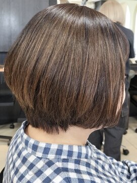ヘアークリアー 春日部 大人可愛いショートボブ/丸みシルエット◎/30代40代50代/春日部