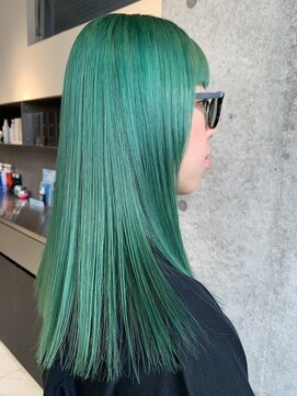 スウィープ(sweep) ビビットグリーン/ハイトーン/ブリーチ