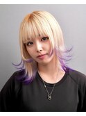 エンドカラーパープル☆推し活推しカラーハイトーン