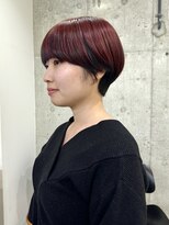 サクラ オモテサンドウ(SAKURA)&nbsp;アンブレラカラー ぱっつん前髪  表参道