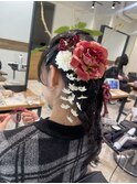 卒業式ヘアセット