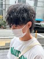 エルマーク 神戸三宮(L-MARK) シャドウパーマメンズカットスパイラルパーマツイスパ波巻き