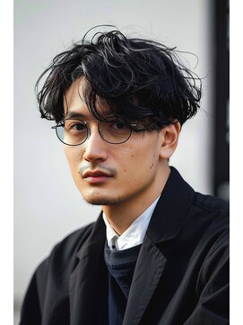 ロム 札幌大通(LOM) メンズシャドウパーマ