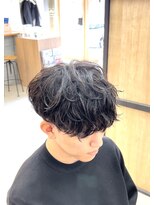 エッジ(EDGE)&nbsp;大分メンズ刈り上げマッシュシャドウパーマスタイル